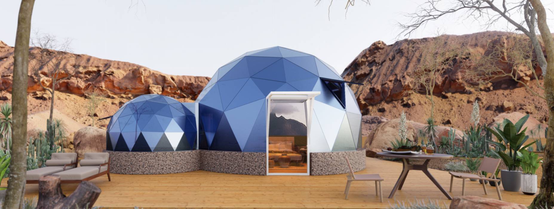 宜兴市球形智能光伏玻璃星空房